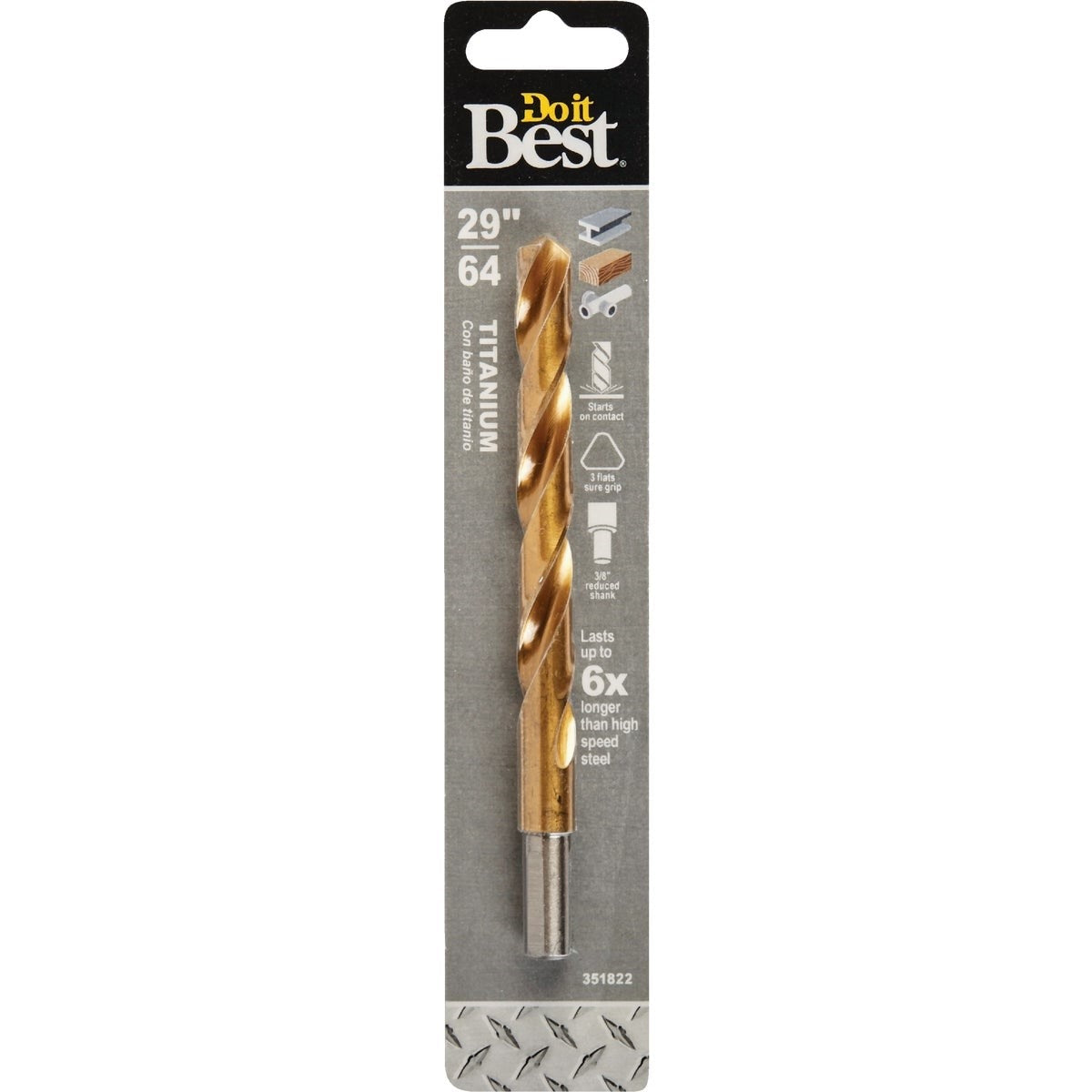 29/64 In. Titanium Drill Bit