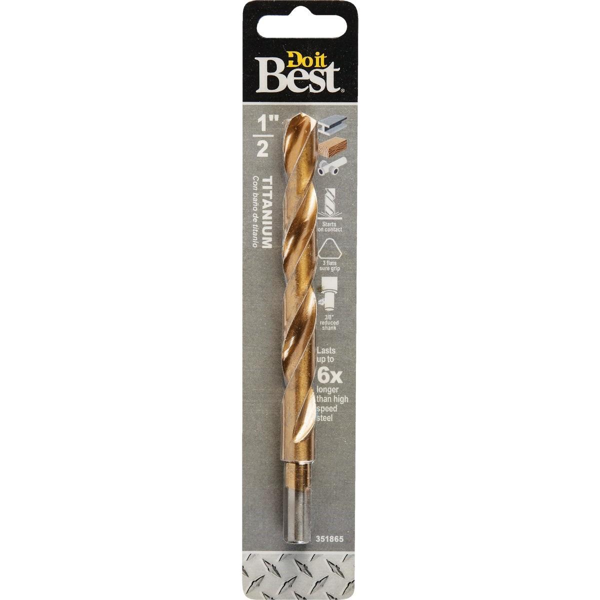 1/2 In. Titanium Drill Bit