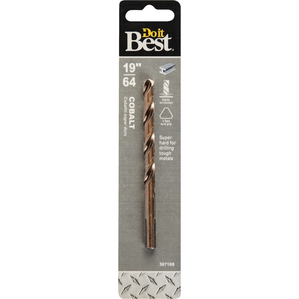 19/64 In. Cobalt Drill Bit