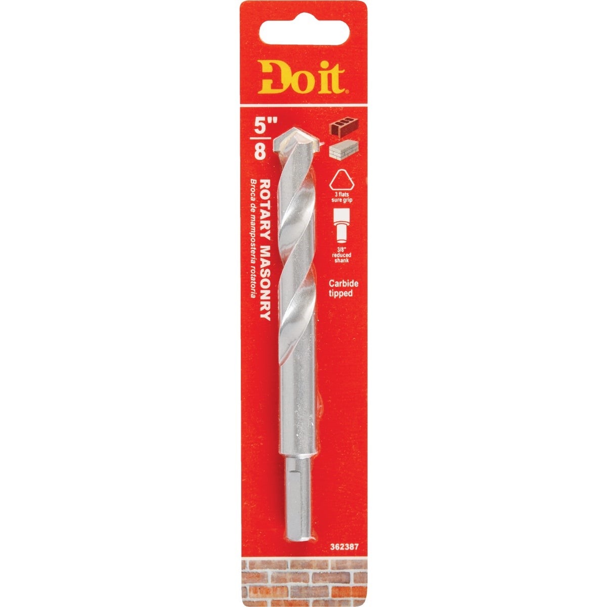 5/8 In. x 6 In. Rotary Masonry Drill Bit