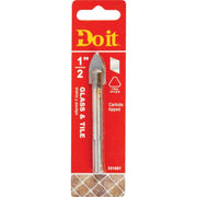 1/2 In. x 3-3/4 In. Carbide Glass & Tile Drill Bit