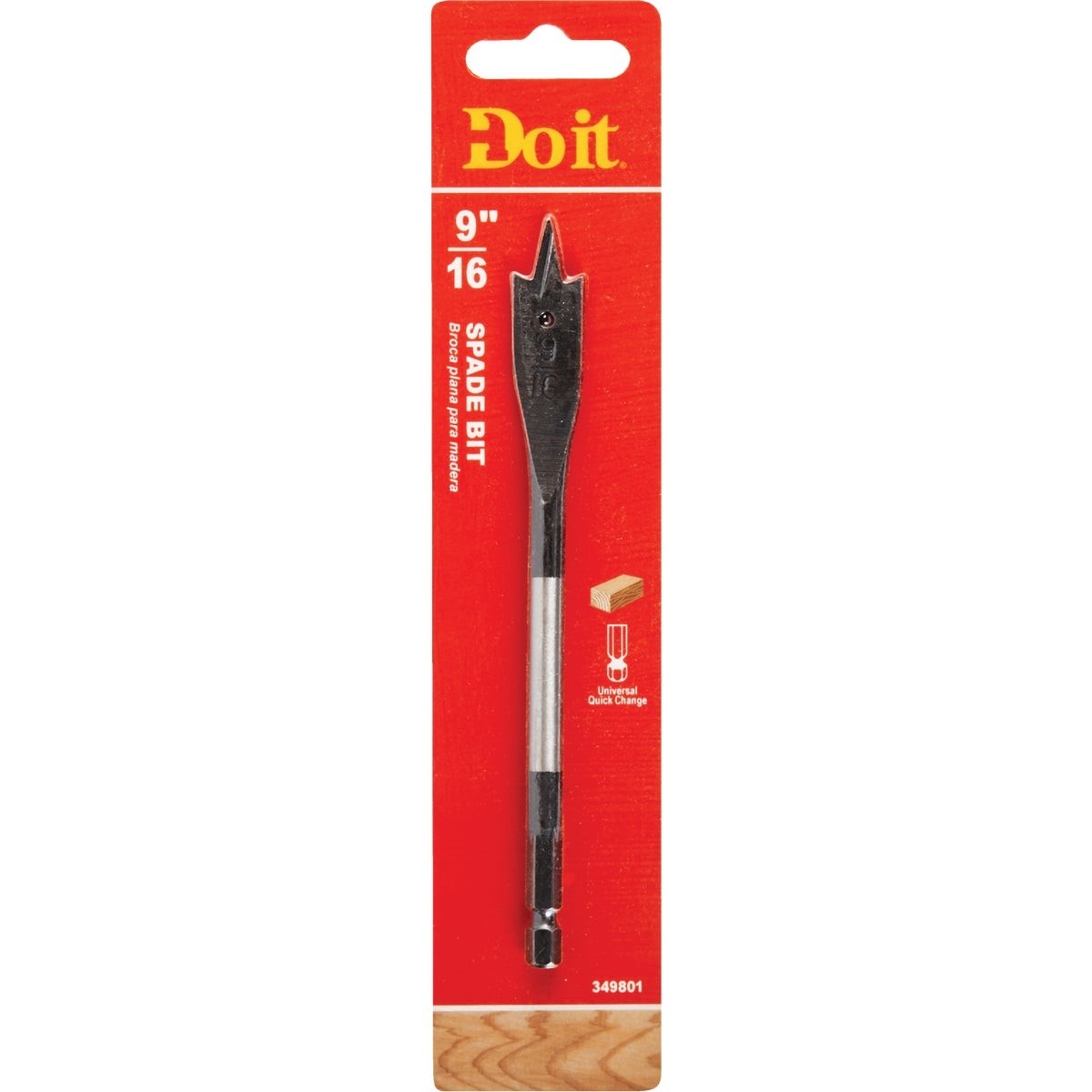 9/16 In. x 6-1/4 In. Spade Bit