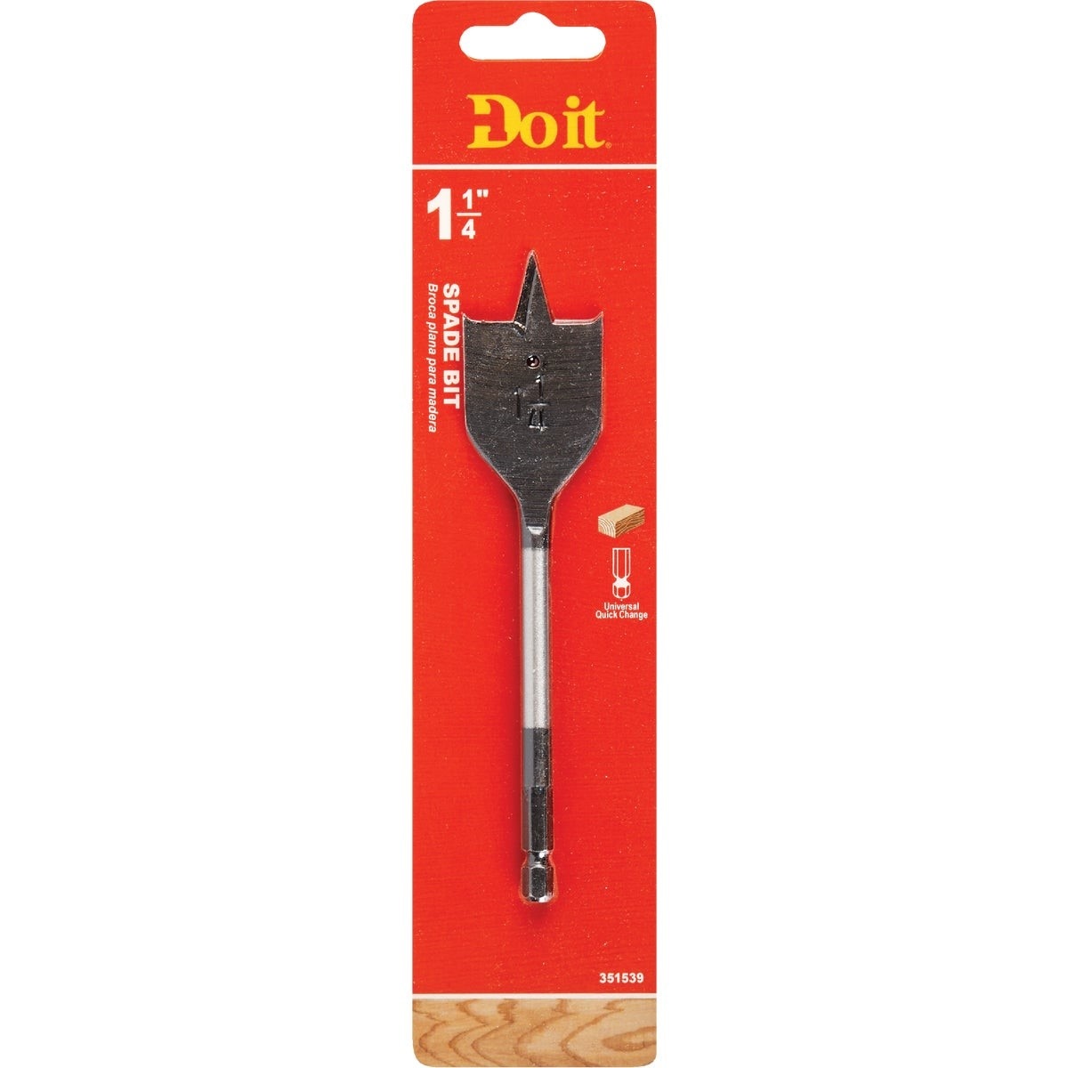 1-1/4 In. x 6-1/4 In. Spade Bit