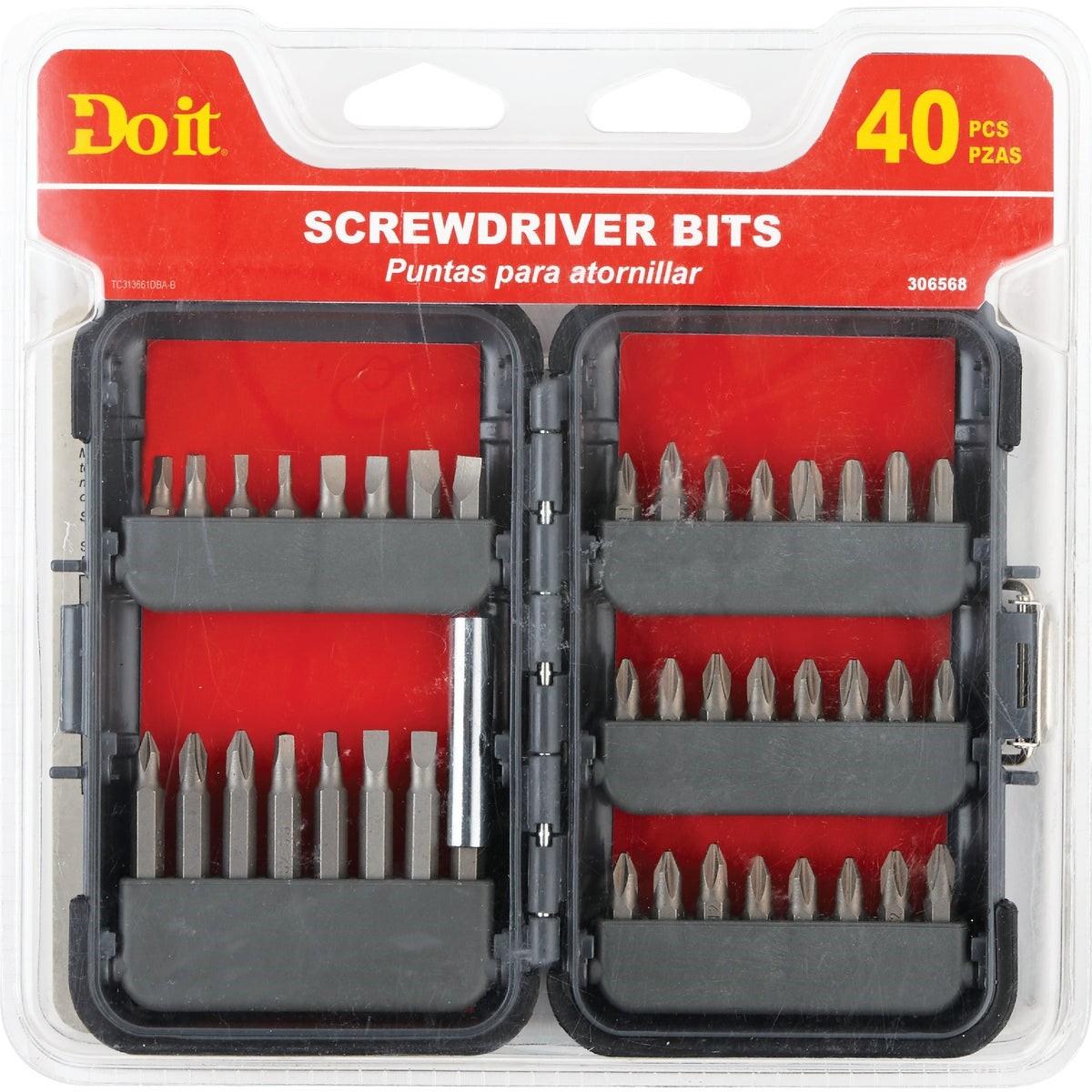 40-Piece Screwdriver Bit Set