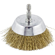 3 In. Fine Drill-Mounted Wire Brush