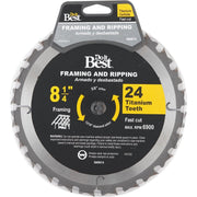 Professional 8-1/4 In. 24-Tooth Framing Circular Saw Blade