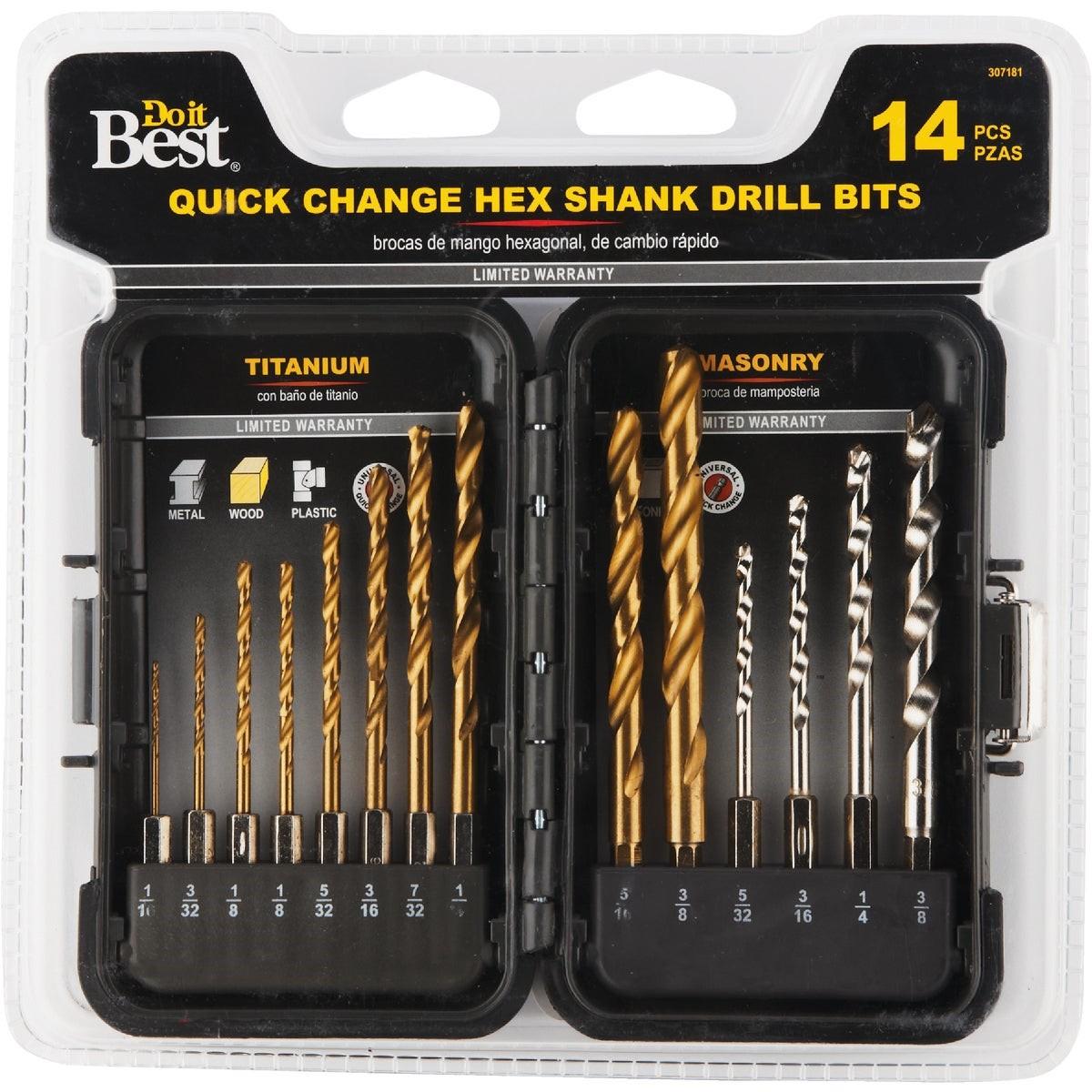 1 Masonry Drill Bit Set