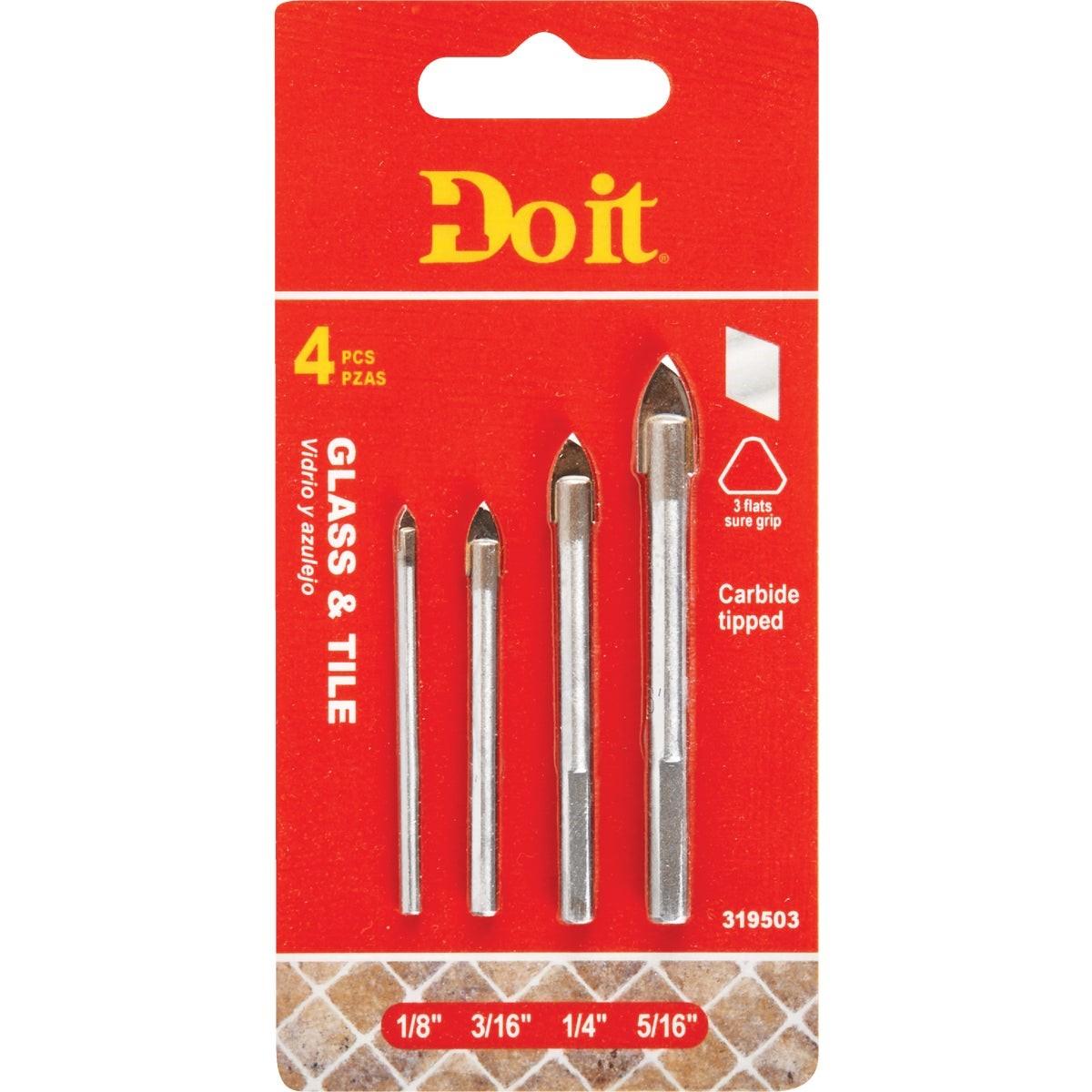 Glass & Tile Bit Set (4-Piece)