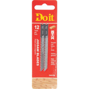 U-Shank 3 In. x 12 TPI High Carbon Steel Jig Saw Blade, Wood up to 1 In. (2-Pack)