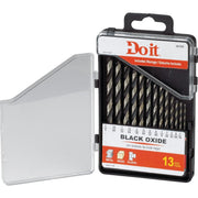 13-Piece Black Oxide Drill Bit Set, 1/16 In. thru 1/4 In.