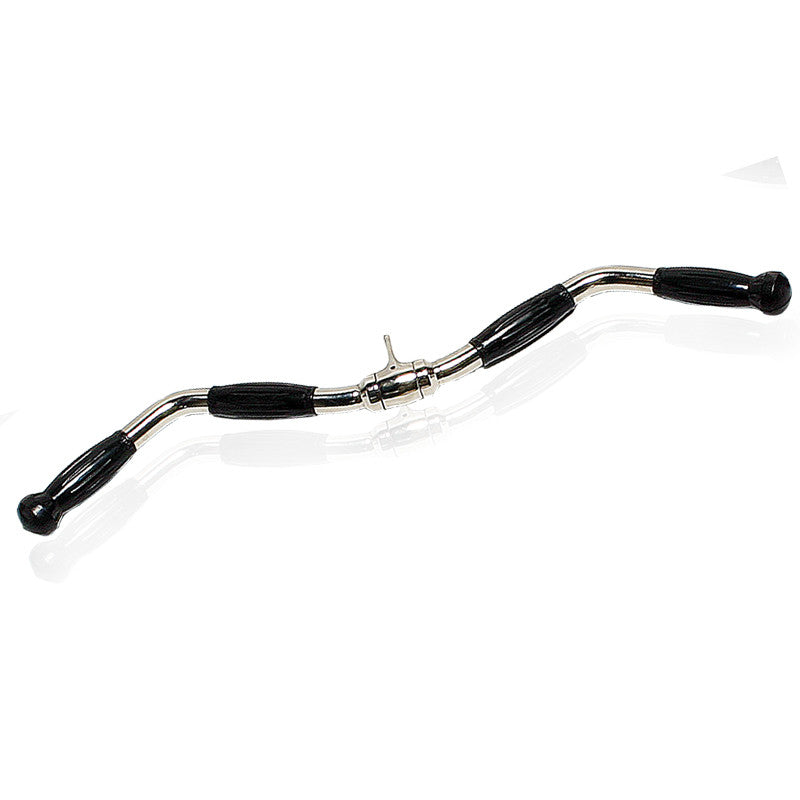 CAP 28" Revolving Curl Bar with Rubber Handgrips