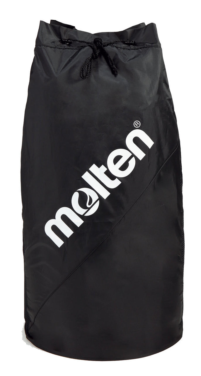 Bags Sports Equipment Tall Nylon Bag With Mesh Panels, Black, Holds Up To 15 Soccer Or Volleyballs
