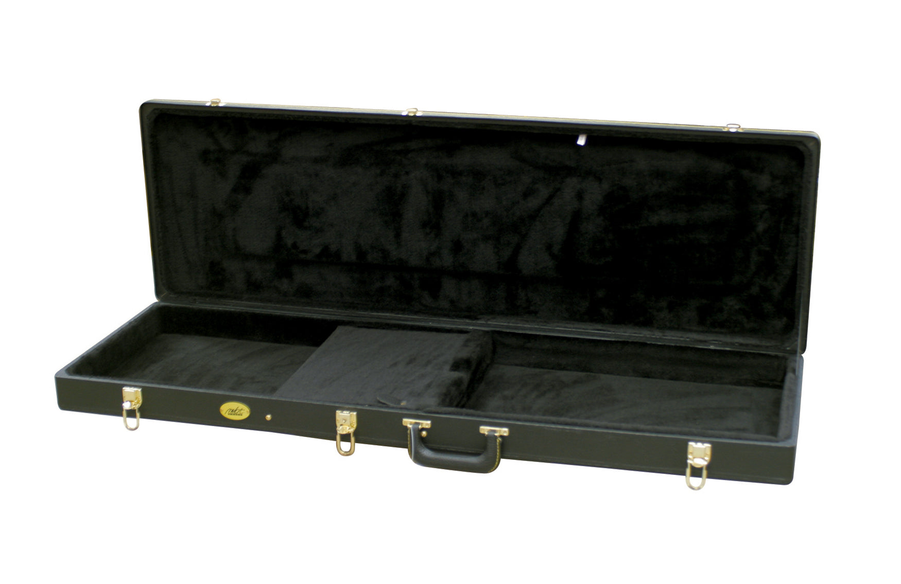MBT MBTEBCWBK Wooden Electric Bass Case. Black