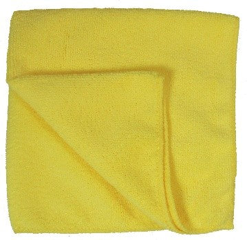 16 X 16 Yellow Microfiber Cloth 230 Gsm - 204 Per Case