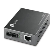 TP-Link - MC200CM - Gigabit SFP to RJ45 Fiber Media Converter - Fiber to Ethernet Converter 10/100/1000Mbps RJ45 - Black