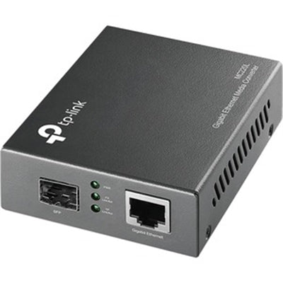 TP-Link MC220L | Gigabit SFP to RJ45 Fiber Media Converter | Fiber to Ethernet Converter | Plug and Play | Durable Metal Casing | Versatile Compatibility | Auto-Negotiation | UL Certified