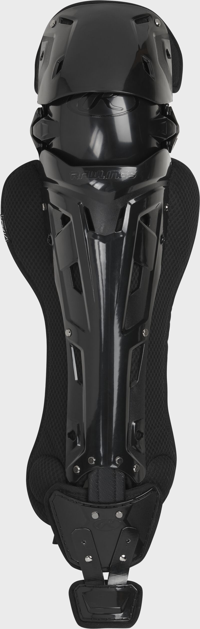 Rawlings Mach Intermediate Leg Guards - Black/Black