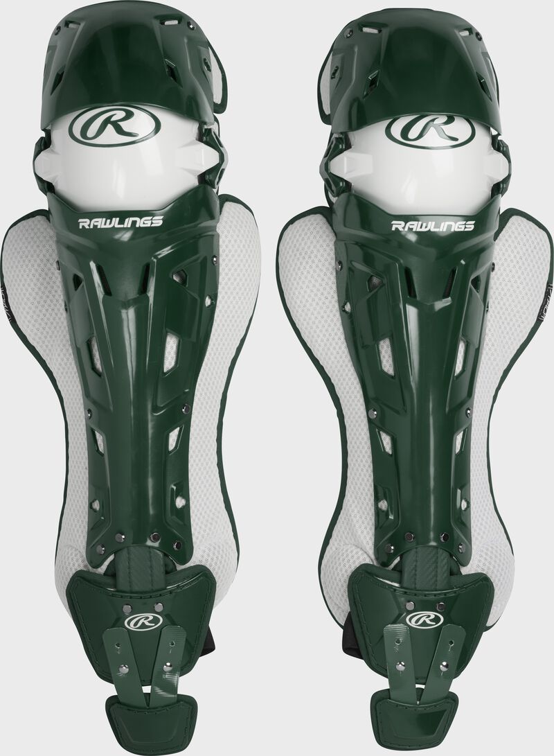 Rawlings Mach Intermediate Leg Guards - Dark Green