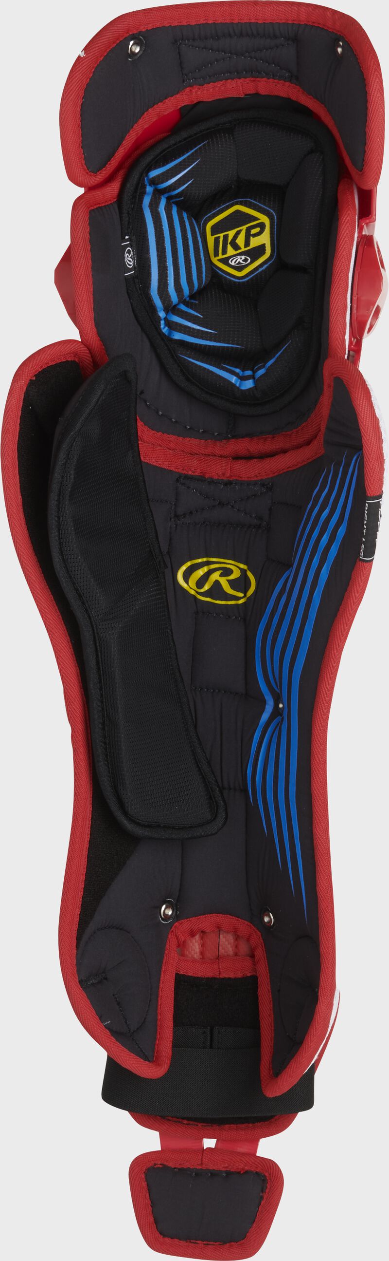Rawlings Mach Intermediate Leg Guards - Scarlet