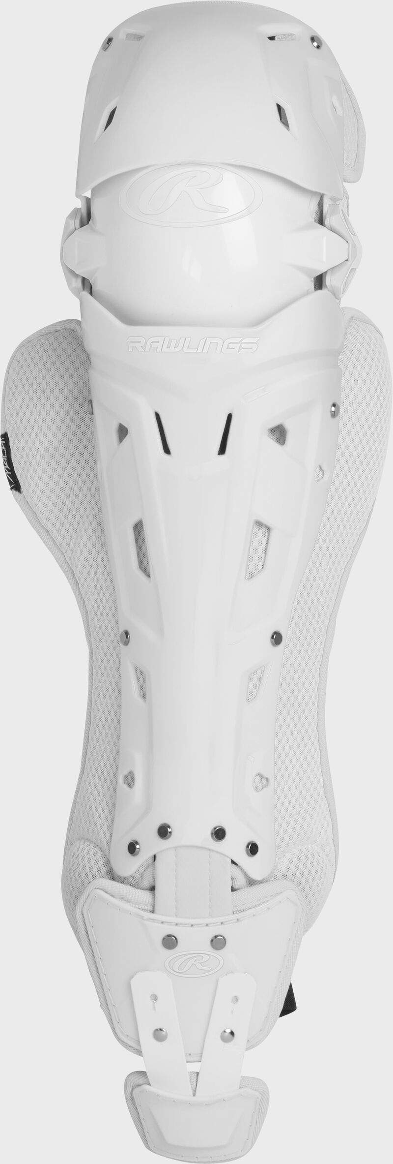Rawlings Mach Intermediate Leg Guards - White/White