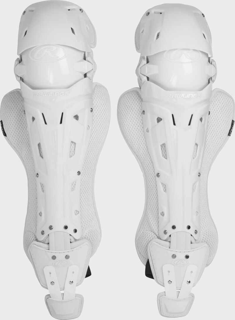 Rawlings Mach Intermediate Leg Guards - White/White
