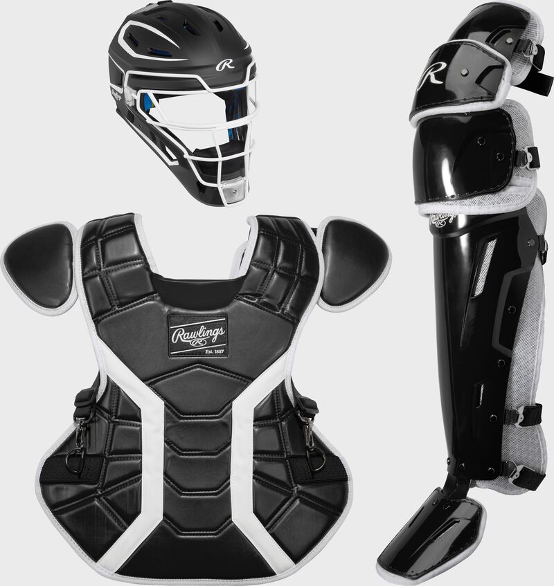 Rawlings Mach Pro Series Medium Catchers Set - Black/White