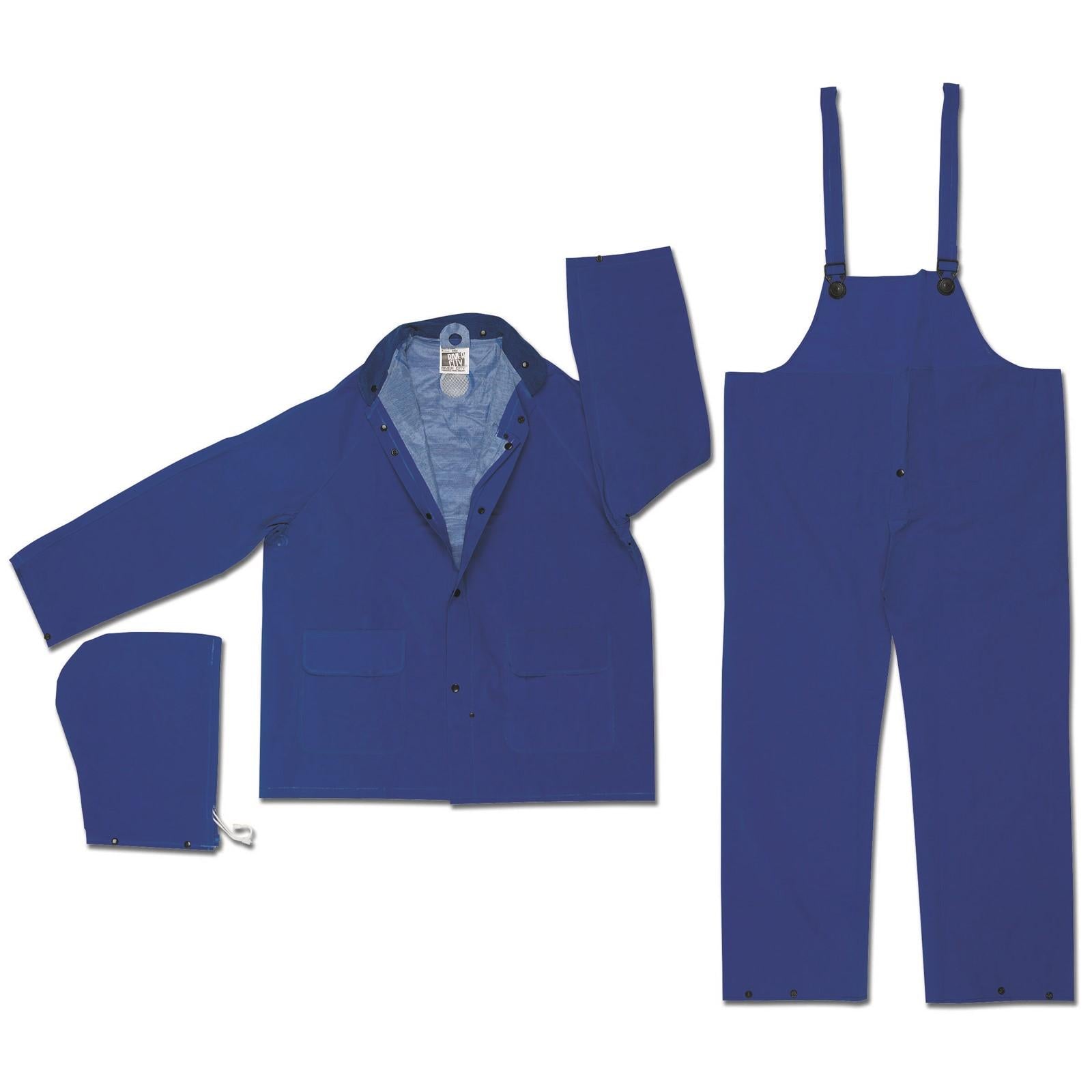 Classic Plus, .35mm, PVC/Polyester, Suit, 3 PC, Cor Collar, BLUE