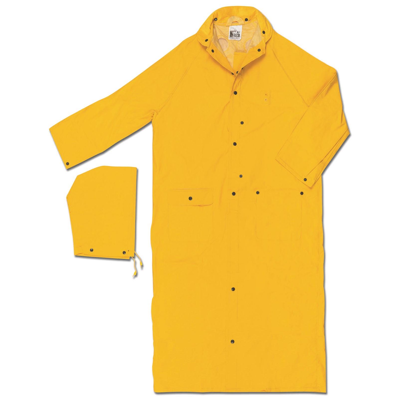 Classic Plus, .35mm, PVC/Polyester, RiderCoat, W/Detached Hood, Cor Collar, YELLOW