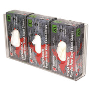 Acrylic Disposable Glove Dispenser, 3 Slot
