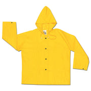 Wizard, .28mm, PVC/Nylon/PVC, Flame Ret, Jacket W/Att Hood, YELLOW