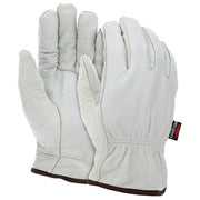 Drivers Gloves, Fleece Lined, Cowhide, X-Large, Leather