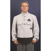 Leather Welding Cape Jacket, Large