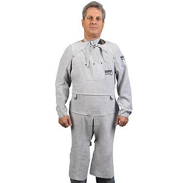 Leather Welding Bib Apron Split Leg 24"X 42"