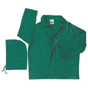 Dominator, .42mm, PVC/Nylon/PVC, Jacket, W/Detach Hood, GREEN