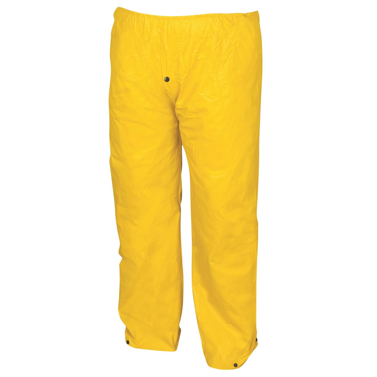 Cyclone, .35mm, PVC/Nylon/PVC, Elastic Waist Pant, YELLOW