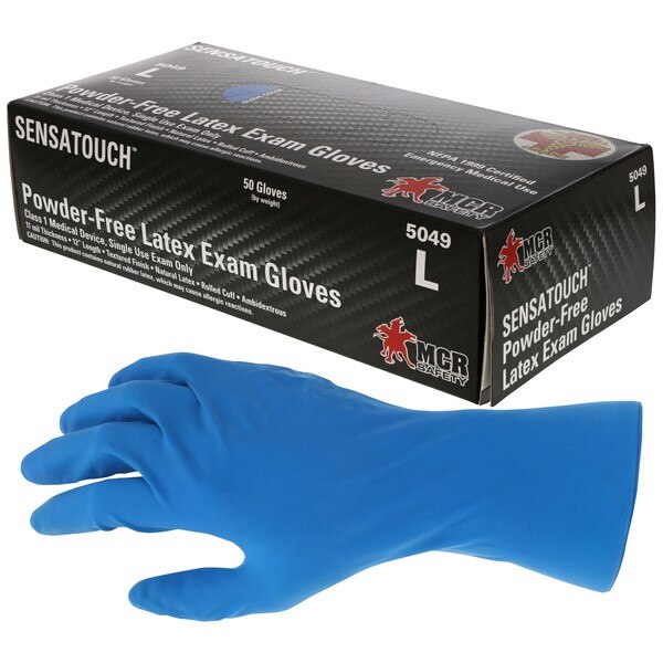 Disposable Gloves, Med Tech, Medium, Latex, 11 Mil THK
