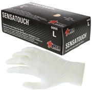 Disposable Gloves, SensaGuard, Small, Latex, 5 Mil THK