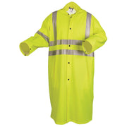 Luminator, .40mm, Stretch PU/CottonPoly Blend, Class 3, FR, Coat, Roll-Up Hood, Lime