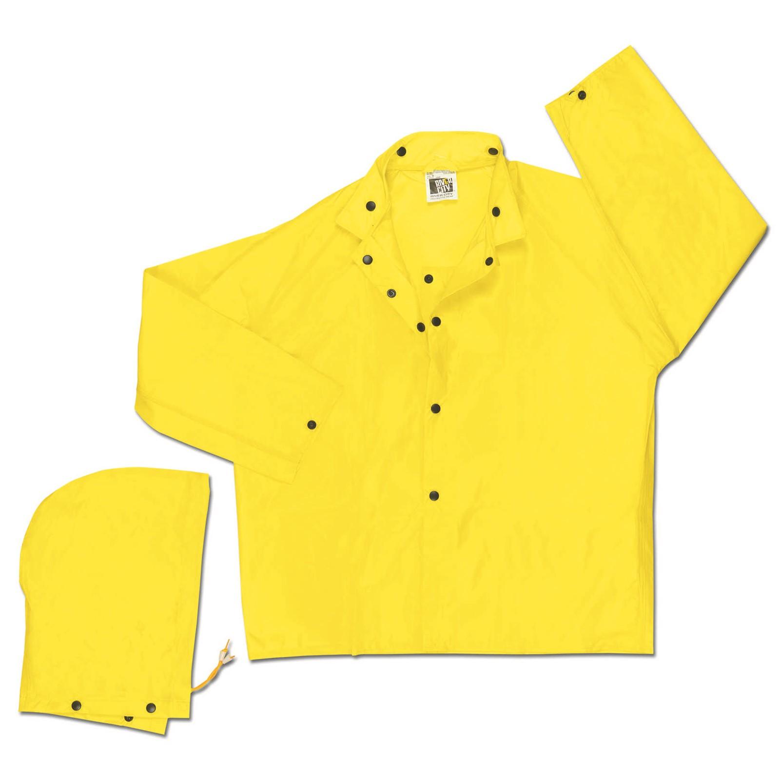 Navigator, .22mm, PU/Nylon, Jacket, W/Detach Hood, YELLOW