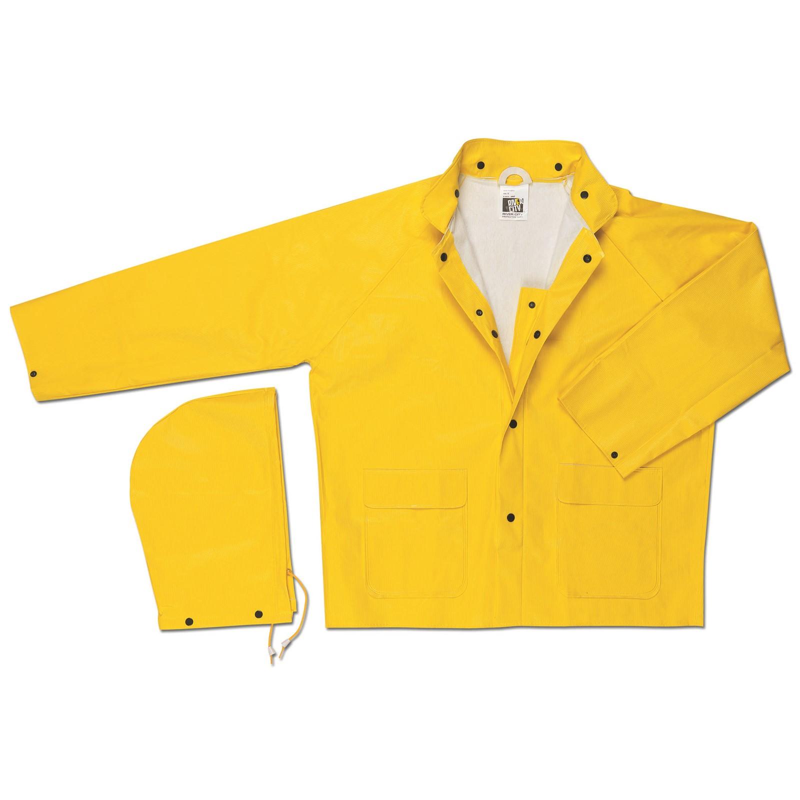 Commodore, PVC/Non-Woven Poly/Nylon, Jacket, YELLOW