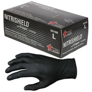Disposable Gloves, NitriShield, 2X-Large, Nitrile, Black