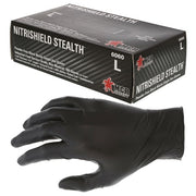 Disposable Gloves, Nitri Shield Stealth, Medium, Nitrile