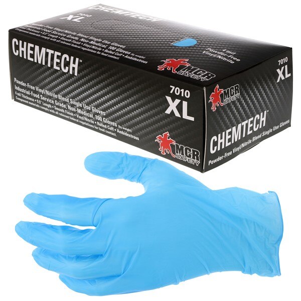 Disposable Gloves, VitriShield, Medium, Vinyl - Nitrile