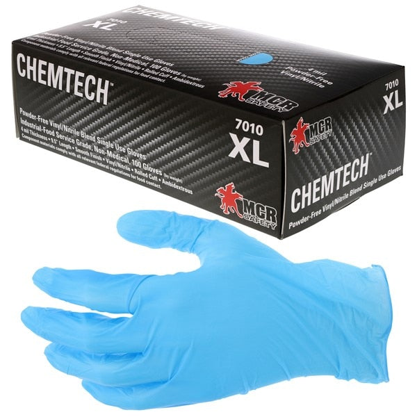 Disposable Gloves, VitriShield, X-Large, Vinyl - Nitrile