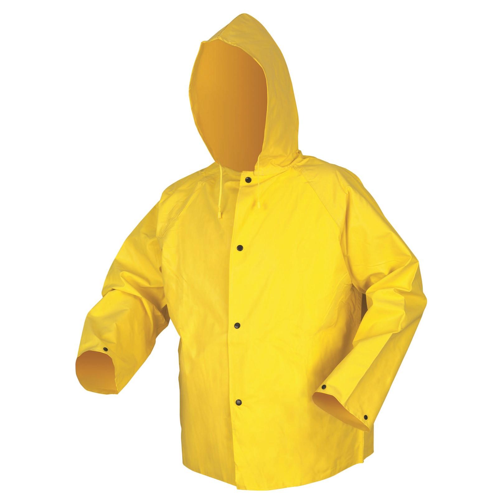 Concord, .35mm, Neoprene/Nylon, Jacket W/Att Hood, YELLOW