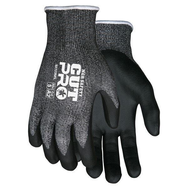 Cut Resistant Gloves, Memphis, Synthetic, X-Large, Black