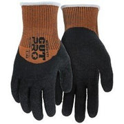 Work Gloves, Cut Resistant, Large Size, Orange/Black