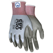 Cut Resistant Gloves, Dyneema, Small, Gray/Blue, 18 ga THK