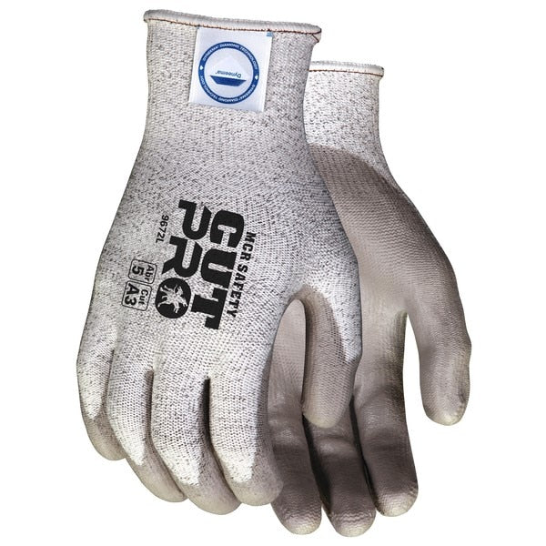 Cut Resistant Gloves, Memphis, Dyneema, X-Large, Gray