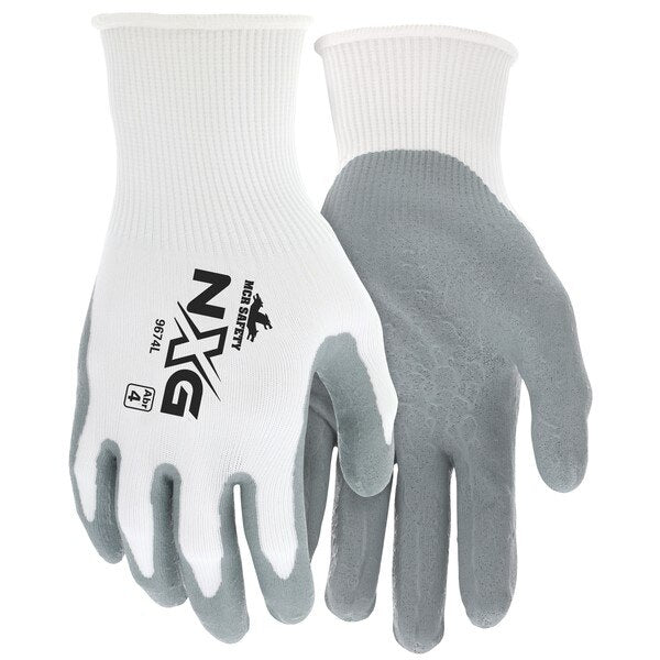 Gloves, UltraTech, Large, Nylon, Gray, Knit Wrist Cuff